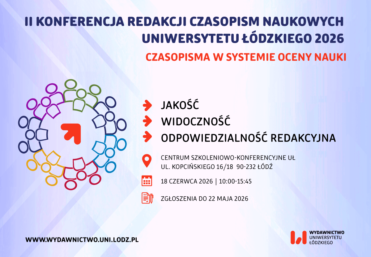 II Konferencja Redakcji Czasopism Naukowych Uniwersytetu Łódzkiego 2026