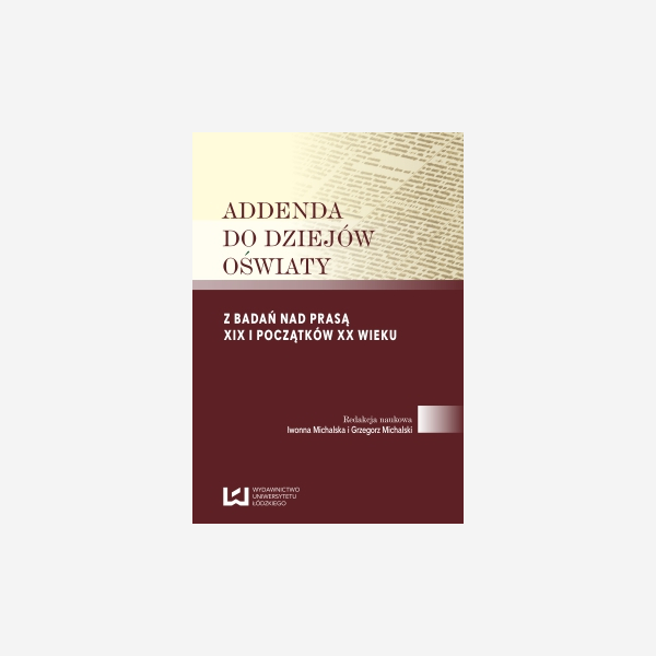 Addenda do dziejów oświaty