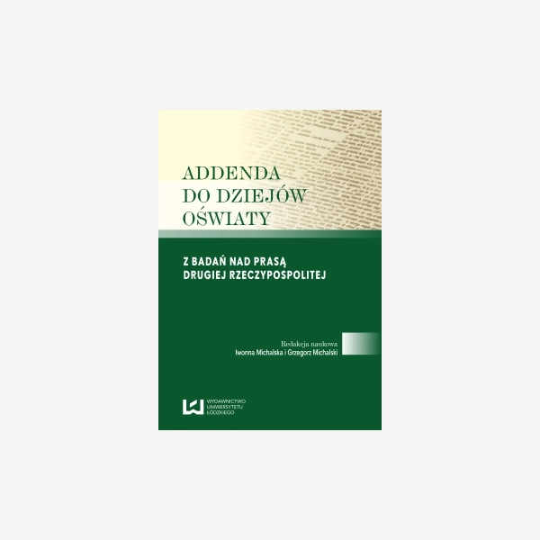 Addenda do dziejów oświaty