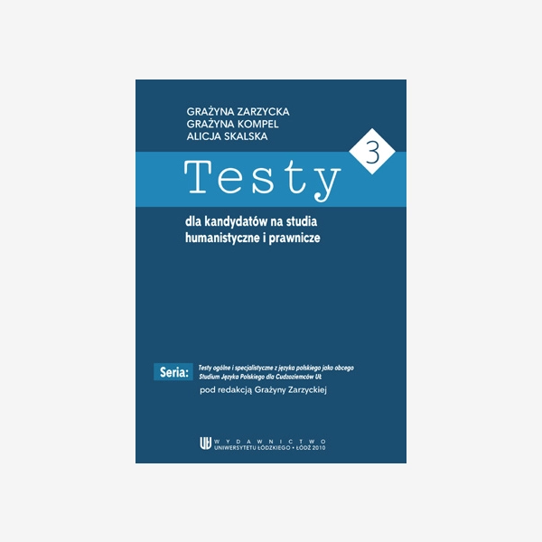 Testy dla kandydatów na studia humanistyczne i prawnicze