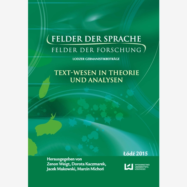 Felder der Sprache - Felder der Forschung