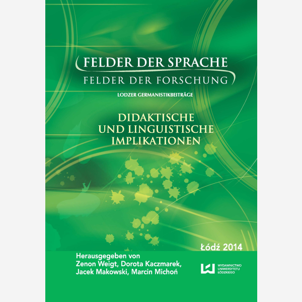 Felder der Sprache - Felder der Forschung