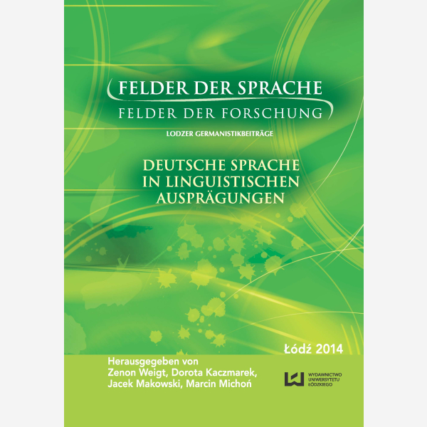 Felder der Sprache - Felder der Forschung