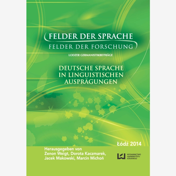 Felder der Sprache - Felder der Forschung