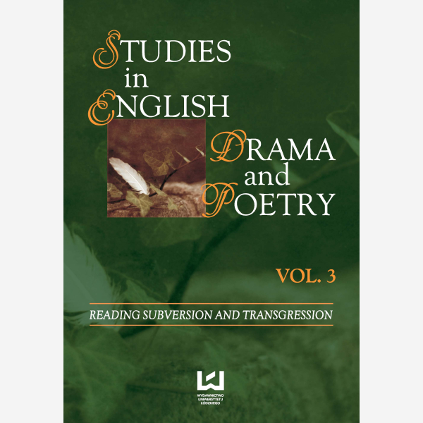 Studies in English Drama and Poetry