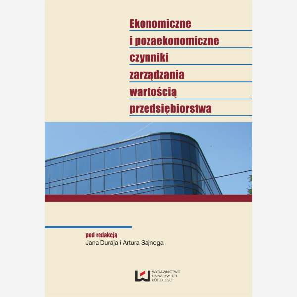 Ekonomiczne i pozaekonomiczne czynniki zarządzania wartością przedsiębiorstwa