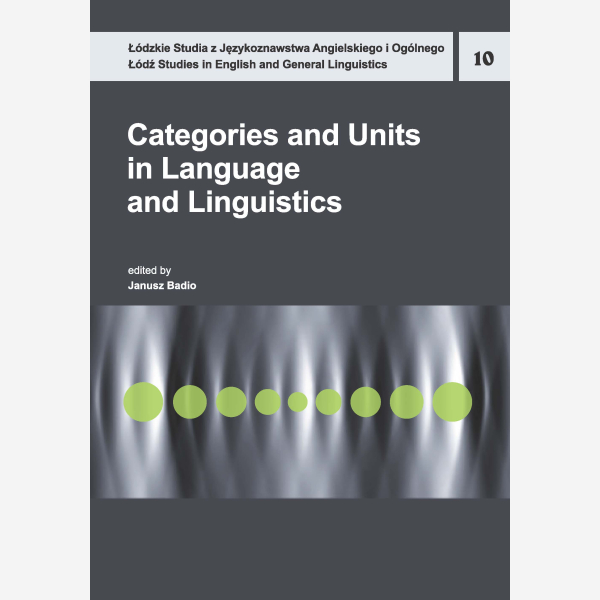 Categories and Units in Language and Linguistics